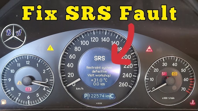 2003v e500 w211 srs braking system making loud noise